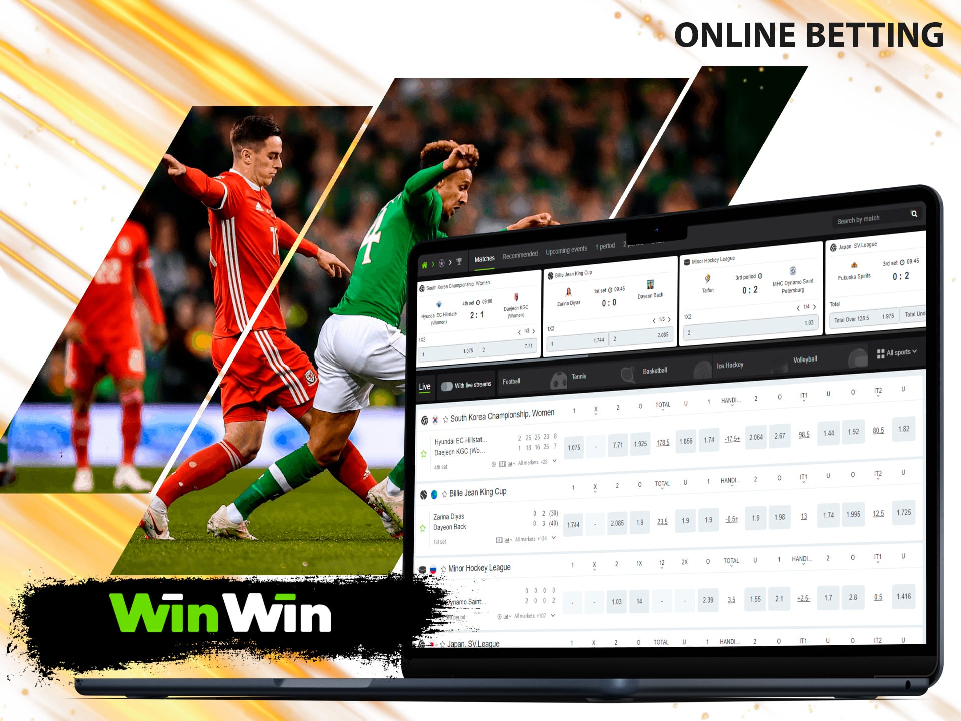 Bet on the best sporting events with Winwin